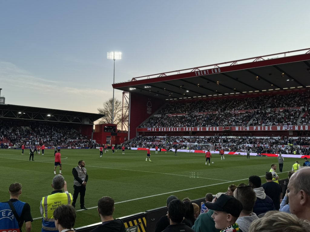 England were dreadful but good to see some #hcafc in attendance at the City Ground 👏