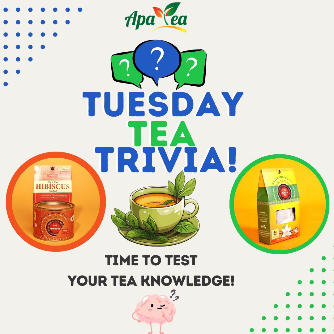 Theofficiallapa's tweet image. It’s that time of the week🙂‍↔️ make sure to leave your answers in the comments for this weeks edition of Tea Trivia😁💚 #Trivia #Naturalblends #APATea #TuesdayTrivia #Teafacts