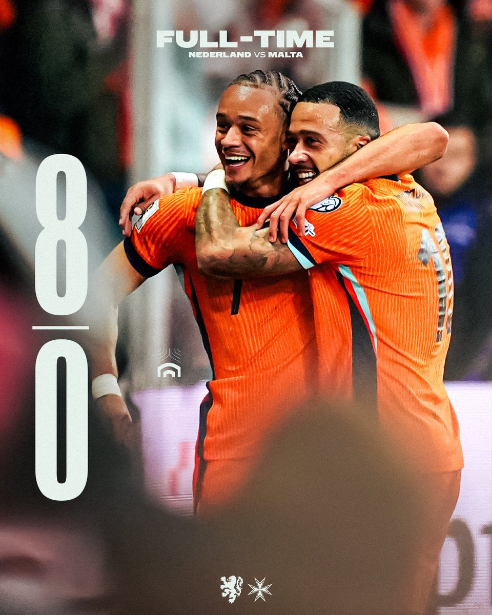 Necesitábamos que ambos no marcaran y Malta no marcó. Y necesitábamos más de 2 goles, ¡y Países Bajos marcó hasta 8!

¡Otra apuesta en partidos internacionales que sale de forma muy cómoda! ✅