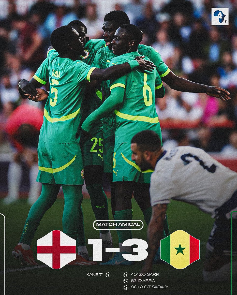 🚨 LE SÉNÉGAL 🇸🇳 S’IMPOSE EN ANGLETERRE 🏴󠁧󠁢󠁥󠁮󠁧󠁿 (1-3) !!! 🌍😍