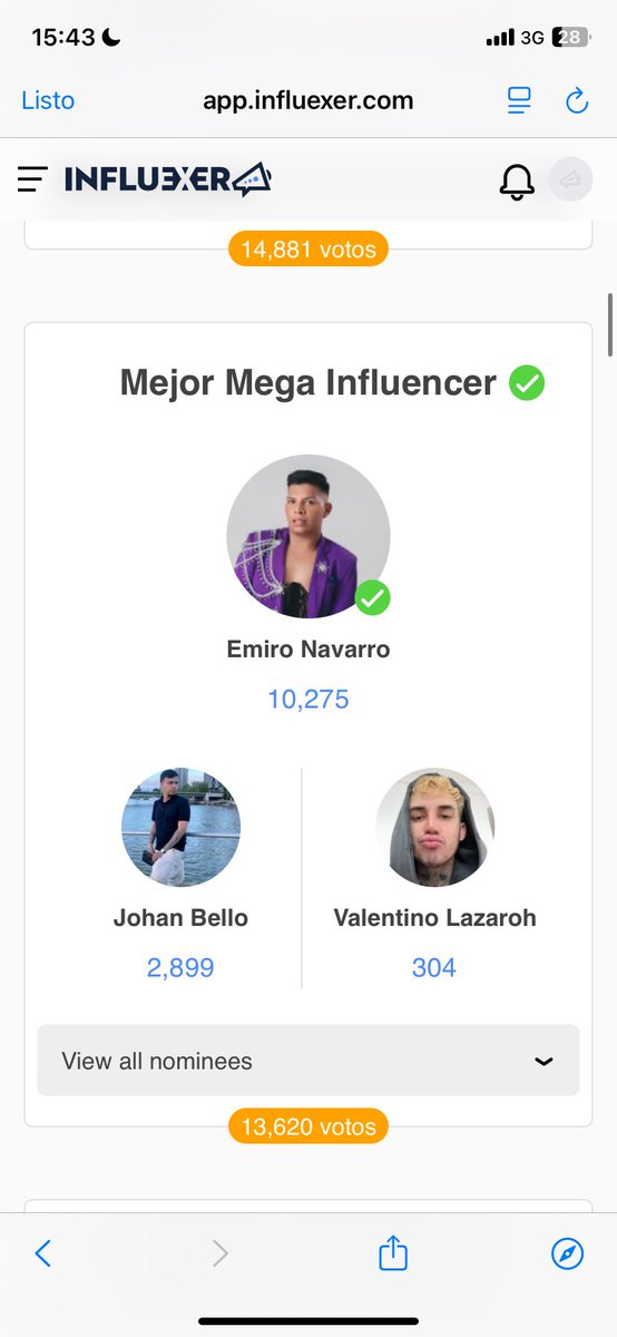 StevenEspitia14's tweet photo. Aqui votando por los famosos que valen la pena, vayan a votar pandilla hay que ser agradecidos 

#PandillaGate https://t.co/x7I1dbjw8m