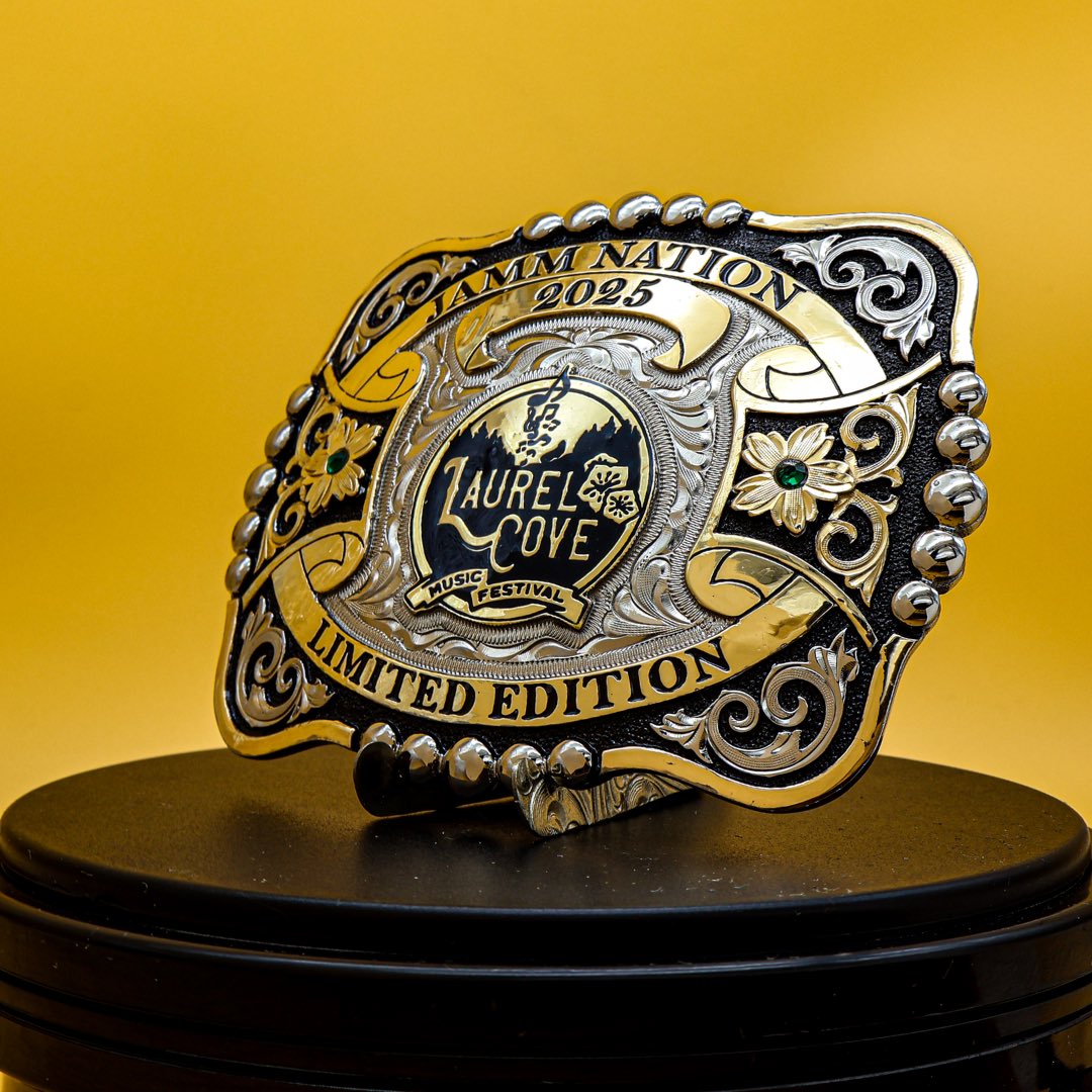 Jammnation app (@jammnationapp) on Twitter photo 2025 <a href="/LaurelCoveFest/">Laurel Cove Music Festival</a> buckles have landed. We only make 10 a year always special getting these made. <a href="/WyattFlores10/">Wyatt Flores</a> time to add another one to the collection? 2025 <a href="/LaurelCoveFest/">Laurel Cove Music Festival</a> buckles have landed. We only make 10 a year always special getting these made. <a href="/WyattFlores10/">Wyatt Flores</a> time to add another one to the collection?
