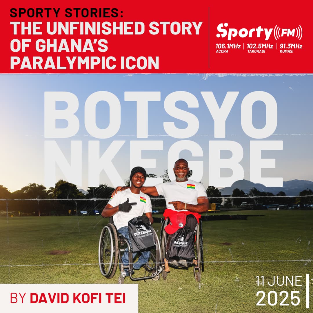 My feature on Botsyo Nkegbe – The Unfinished Story of Ghana’s Paralympic Icon premieres on Spotify and Sporty Breakfast <a href="/SportyFM_/">SportyFM Ghana</a> tomorrow.
It’s a powerful look at legacy, perseverance, and a dream still in motion. Tune in.