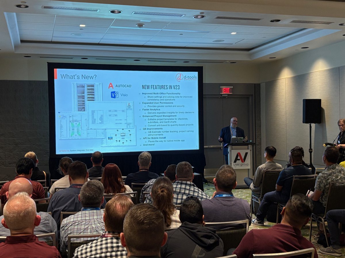SI in the Spotlight: Jeff Oakes shared how SI helps integrators streamline workflows, win more bids, and increase profits at AVUG <a href="/InfoComm/">InfoComm</a>. Missed it? Visit D-Tools Booth #3521 for a full demo!
#InfoComm2025 #AVUG #SystemIntegrator