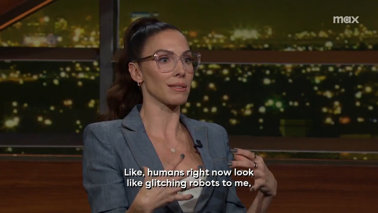 Real Time with Bill Maher on X: "I, Robot? Comedian and robot owner  @WhitneyCummings has us all questioning our humanity on Real Time:  https://t.co/tJvoQJDSpm" / X