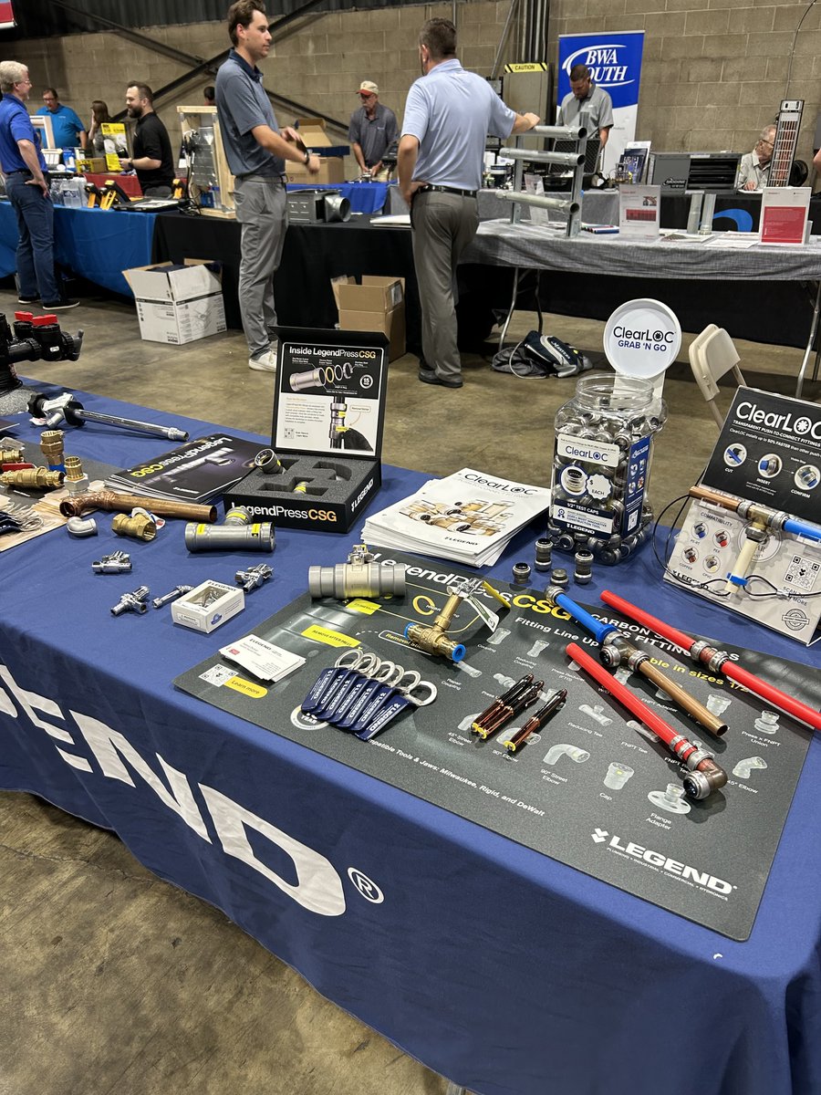 Had a great time at Central Supply’s Counter Day in Indy! 🎉 Patrick Denver showcased LegendPressCSG, Clearloc, and our new Grab N Go, which made a big first impression!

Thank you to everyone who stopped by and spent time with us! 👋 #LegendValve #Clearloc #LegendPressCSG