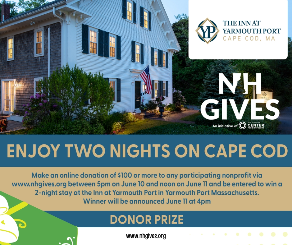 T minus 10 minutes to NH GIVES! 
Get ready to give and win! 
Winners will be announced tomorrow at 4 PM — will it be you?
loom.ly/tW_00FQ
✨Give big. Win big. Support what you love. #NHGives #GiveToWin #NHGives2025