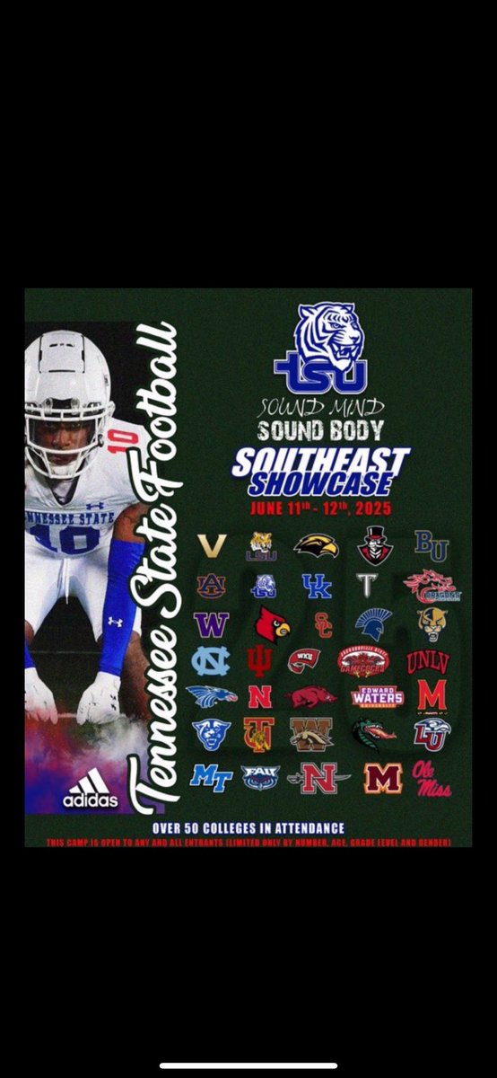 Dduncanjr51's tweet image. I will be at SMSB Tennessee state showcase on June 11th-12th ready to ballout @smsbacademy @PrepRedzone @MIexposure @MichFBFrenzy @AllenTrieu @Rivals @MarcSutherland_ @CoachBlackwell_ @KC_CoachTP @CoachBMCken @247Sports
