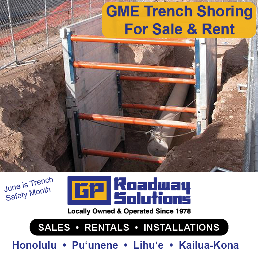 🚧 June is Trench Safety Month! 🚧
We’re proud to support safer job sites with GME trench shoring systems — built for strength, safety &amp; reliability.
🛠️ Available for sale or rent, right here in Hawai‘i.
📍 Locally stocked.
📞 Contact G P Roadway Solutions today!
#TrenchSafety