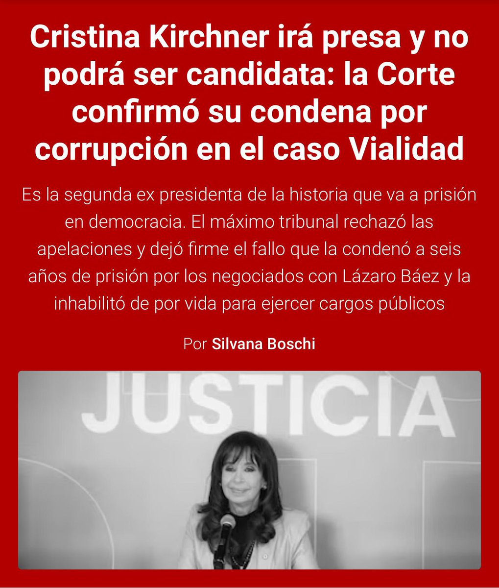 themattsrossi's tweet photo. #CFKpresa #CFKLadronaDeLaNacionArgentina #CFKChorra #CFKDelincuente y así me puedo pasar todos los días, hasta nunca! https://t.co/XFg3JTzJf0