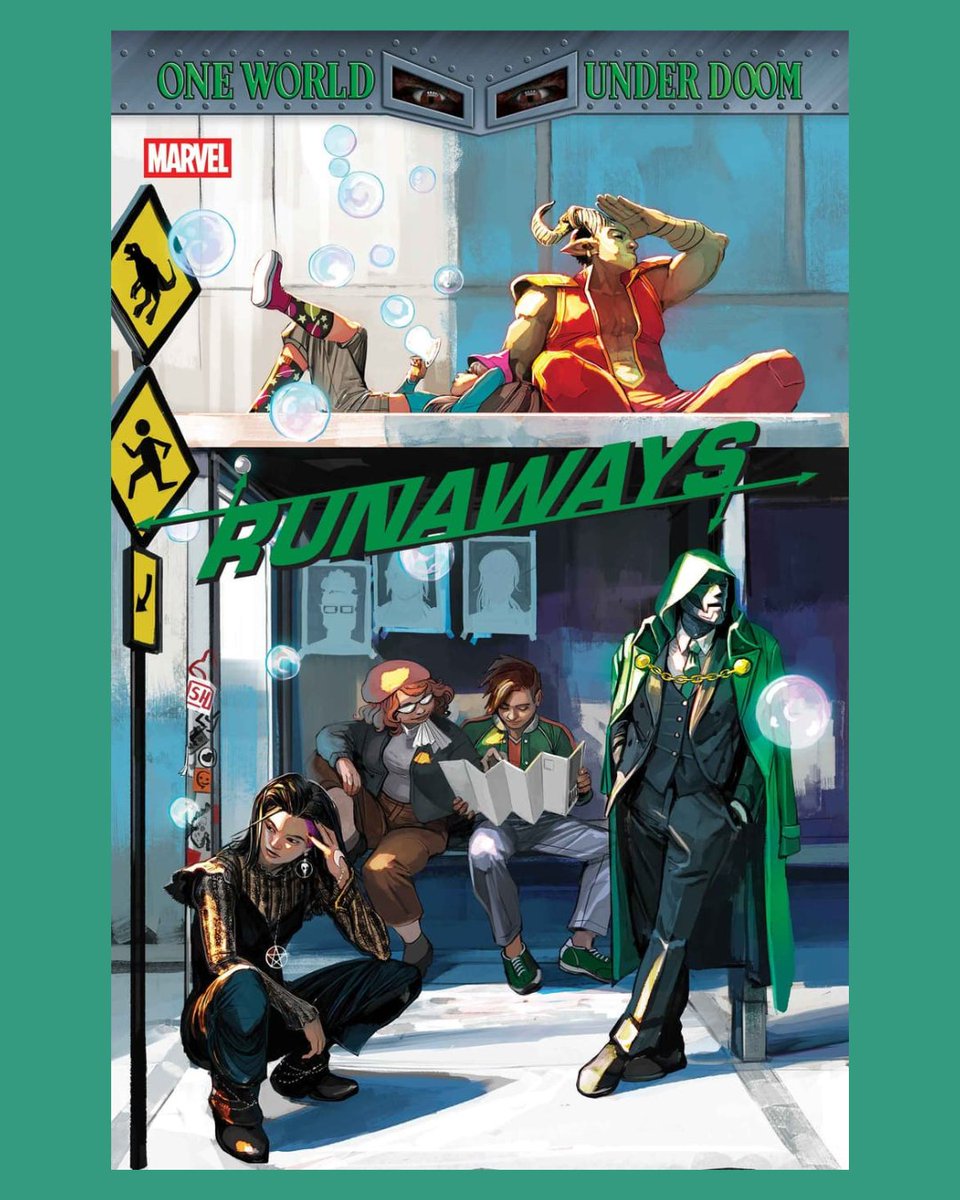 IN COMIC SHOPS TOMORROW!
THE FIRST OF FIVE ISSUES!
RUN, RUN, RUNAWAYS!
