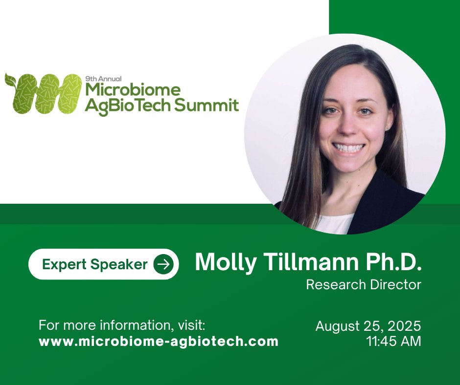TerraMax is excited to share that Research Director Molly Tillmann will speak at the 9th Annual Microbiome AgBioTech Summit on August 25 in Raleigh, NC. She’ll cover formulation stability for consistent product performance. Learn more: microbiome-agbiotech.com