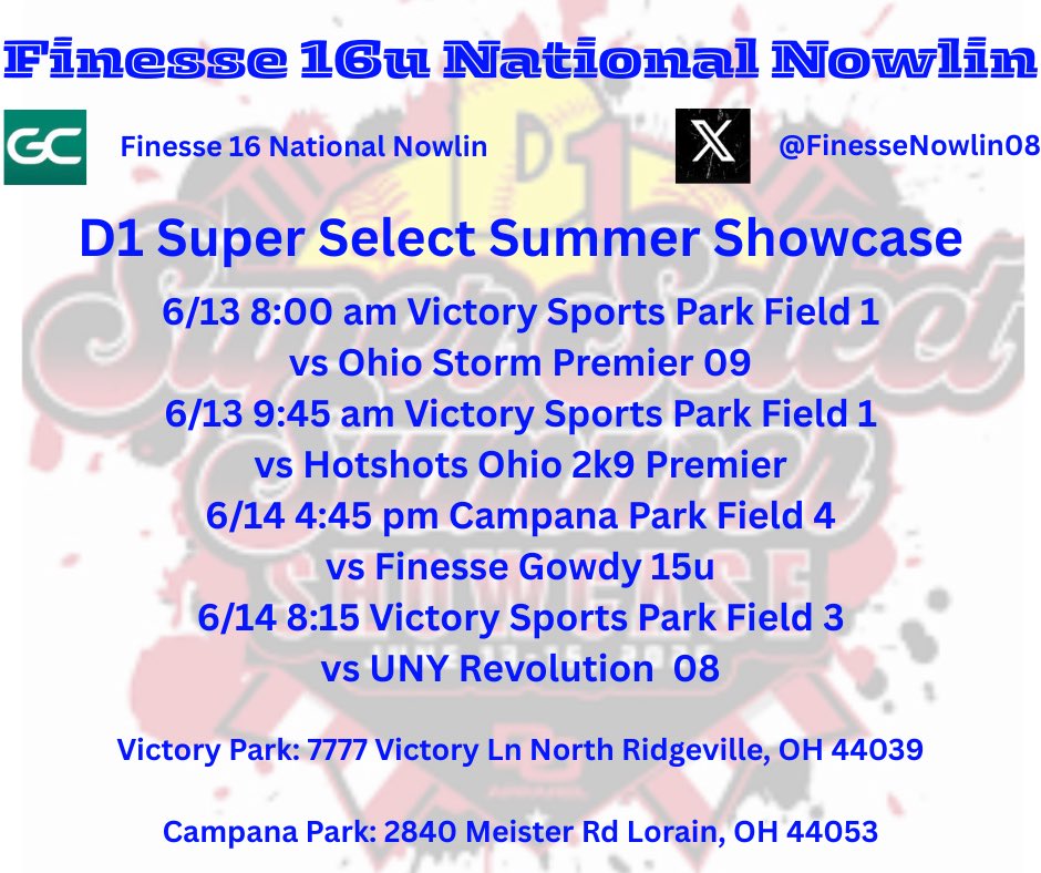 EmiliS2026's tweet image. D1 Super Select this weekend ready to build off of last weekend! Come check us out!
@NKUNorseSB @BGSUSoftball @Quaker_softball @UCArrowSoftball @BUKnightsSB
