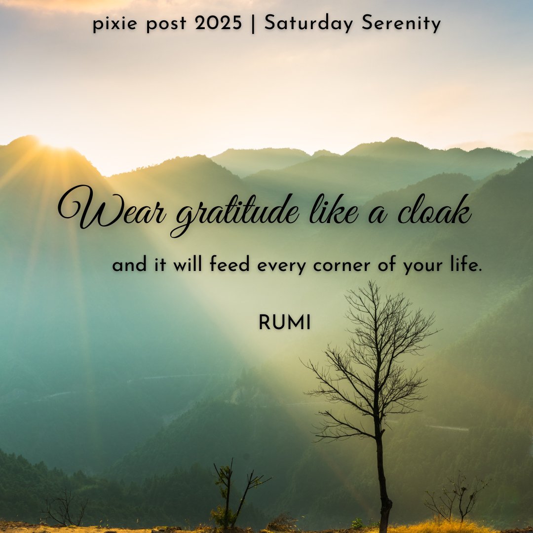 Good Morning &amp; Happy Saturday #SaturdaySerenity