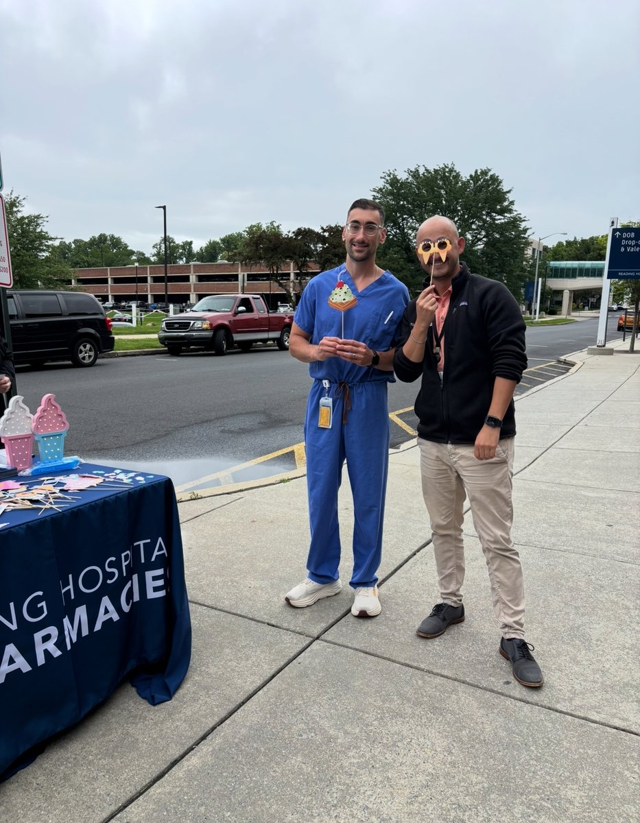 🍦 We had a great time sharing "the scoop" on all the ways Reading Hospital pharmacies can support the health of our staff and patients — with the added bonus of Sweet Ride Ice Cream! 🍨 Check us out at TowerHealth.org/Pharmacy.