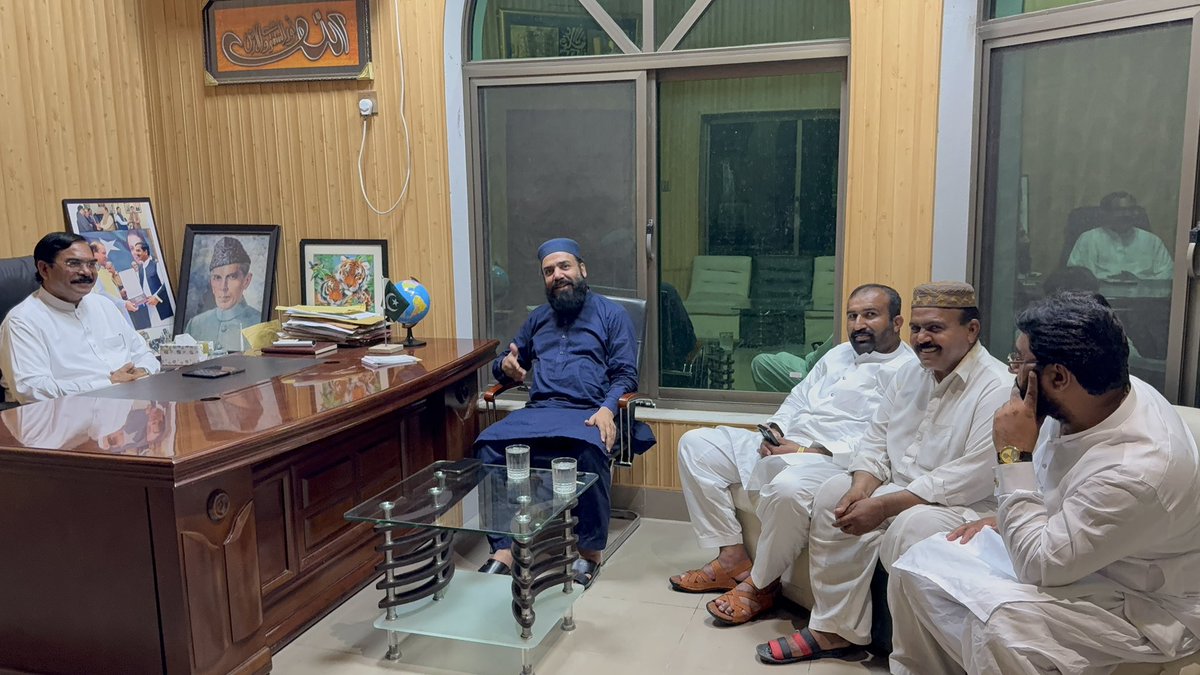 میاں بلال اشرف صاحب آف سعودیہ  حافظ رانا محمد عثمان شاکر نائب ناظم اعلیٰ جمیعت اہلحدیث پاکستان اور آزاد علی تبسم سابق ایم پی اے