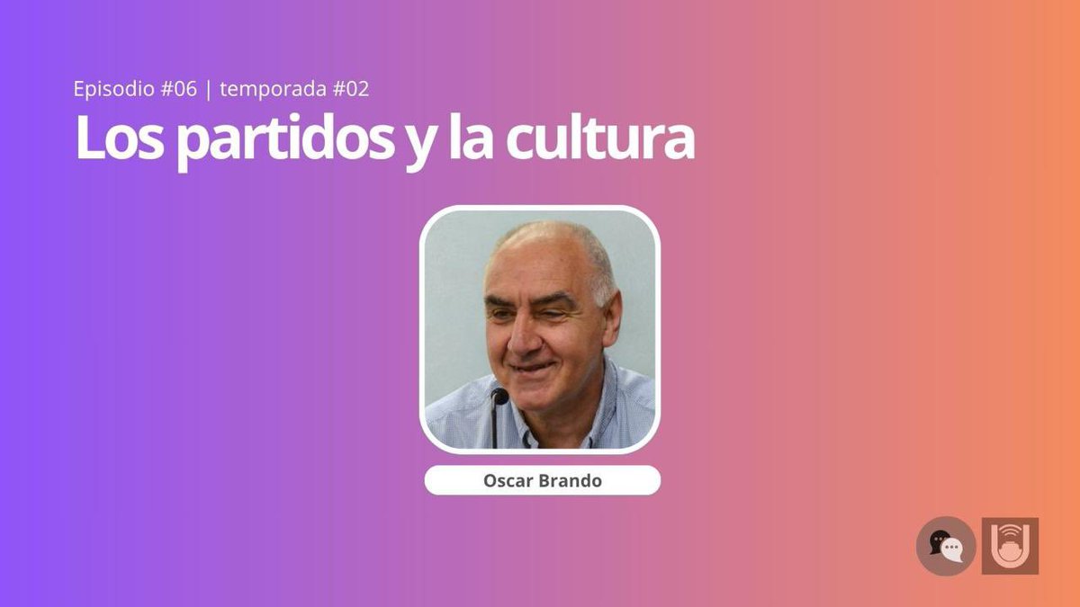 🎧 Las relaciones entre los partidos y la literatura tienen en Uruguay su propia historia. 

👉 ¿Puede reconocerse una literatura predominantemente partidista?

Nos visita Oscar Brando

🗓️ Jueves 12/6
🕙 Hora 10
📻 <a href="/UNIRadioUdelaR/">UNI Radio Udelar</a> | 107.7 FM
🎙️ <a href="/peperilla/">José Rilla</a> y <a href="/JaimeYaffe/">Jaime Yaffe</a>