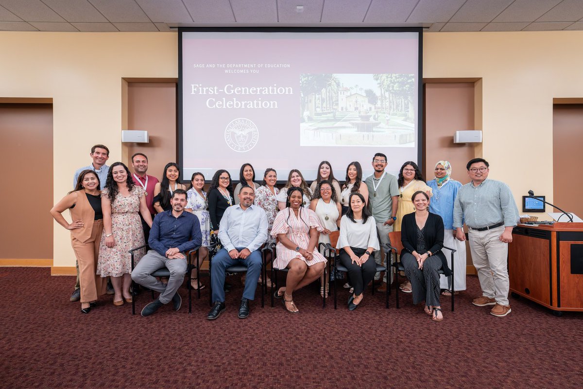 SCUecp's tweet photo. Happy Graduation Week, Broncos!! Last week, we began by celebrating our First Generation Education students 💛 Graduates, this degree is a testament to your perseverance and resilience, and we couldn't be prouder of you and this remarkable achievement!

#SCUProud #SCUECP https://t.co/I1fCoQOY2D