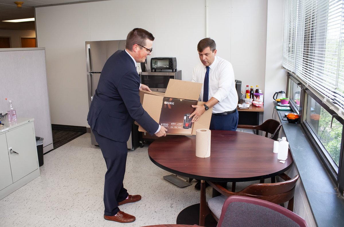 NC Department of Labor (@ncdol) on Twitter photo This week, Commissioner <a href="/LukeFarleyNC/">Luke Farley</a> is personally delivering new coffee machines to break rooms across our Raleigh headquarters and field offices statewide. It's a small investment in the fuel behind our mission — keeping North Carolina's workers safe, healthy, and prosperous. This week, Commissioner <a href="/LukeFarleyNC/">Luke Farley</a> is personally delivering new coffee machines to break rooms across our Raleigh headquarters and field offices statewide. It's a small investment in the fuel behind our mission — keeping North Carolina's workers safe, healthy, and prosperous.