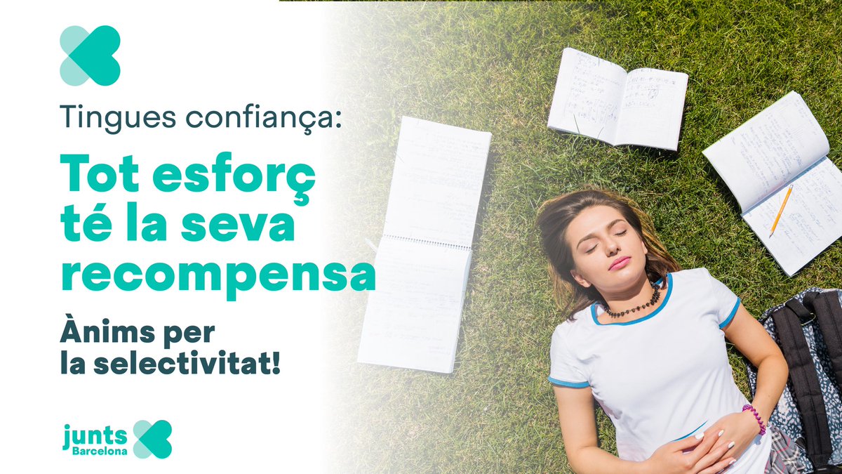 ✨🙌🏻 Ànims a tots els estudiants que a partir de demà us examinareu de les proves PAU!

Tingues confiança, tot esforç té la seva recompensa! 

Bona selectivitat a tots!