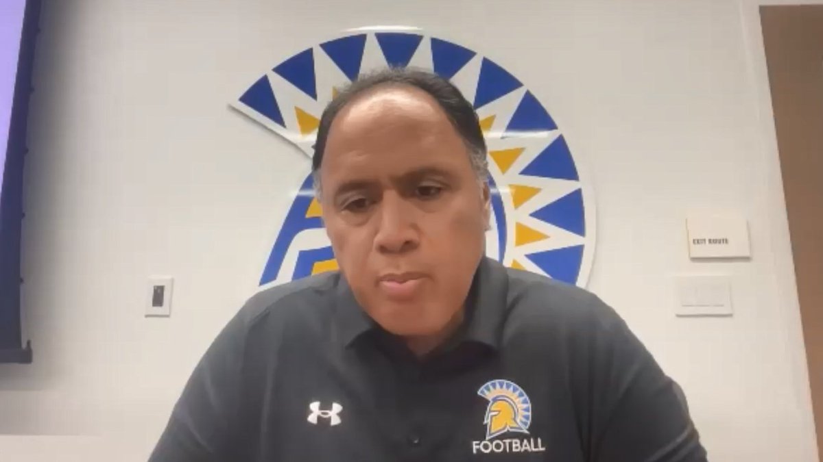 Simon Carroll (@nfldraftsi) on Twitter photo Just chatted to <a href="/SanJoseStateFB/">San José State Football</a> HC Ken Niumatalolo about his first year at SJSU, rebuilding the roster & culture, the development of QB Walker Eget, and expectations for 2025.
Long story short; I'm all in on the Spartans this year. Article coming soon to <a href="/TheTouchdownNFL/">The Touchdown</a>! Just chatted to <a href="/SanJoseStateFB/">San José State Football</a> HC Ken Niumatalolo about his first year at SJSU, rebuilding the roster & culture, the development of QB Walker Eget, and expectations for 2025.
Long story short; I'm all in on the Spartans this year. Article coming soon to <a href="/TheTouchdownNFL/">The Touchdown</a>!