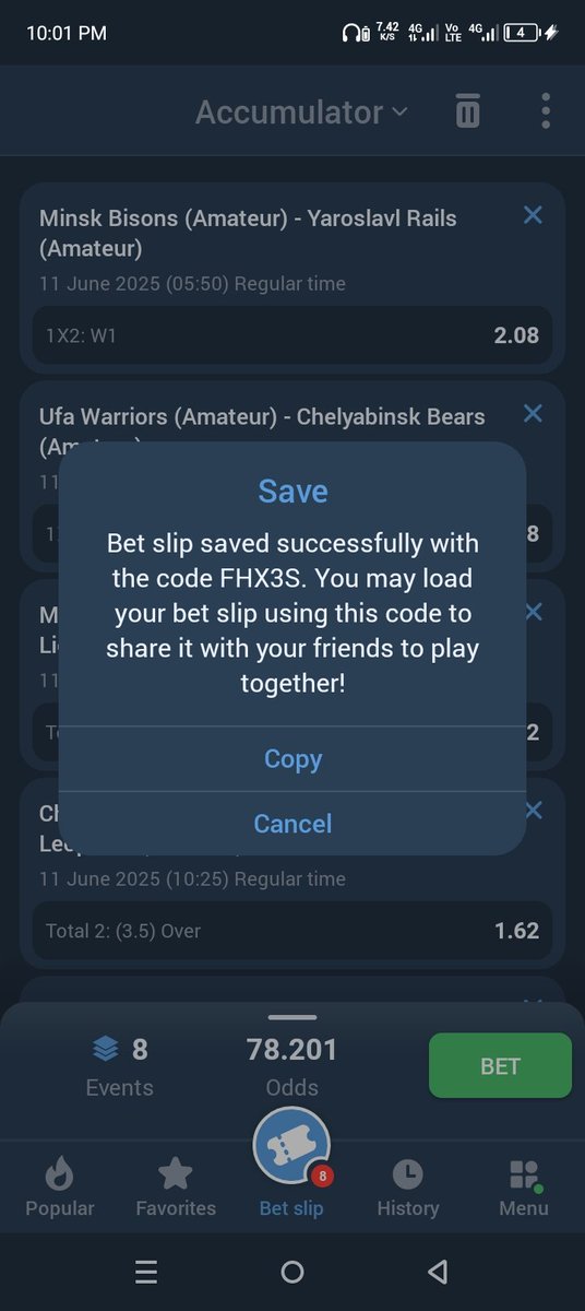 billionairecone's tweet photo. FHX3S

78K ODDS 

#1xbet #flexANDplay https://t.co/JjIcdfPs3B