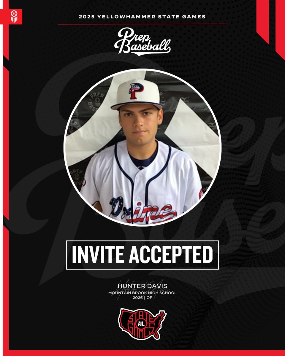 Prep Baseball Alabama (@prepbaseballal) on Twitter photo #πππππ¦ππ¬ππ: ππ§π―π’ππ πππππ©πππ β
OF Hunter Davis (<a href="/MB_Baseball/">MB_Baseball</a>, 2026) is ππ’ππππ ππ‘ π for the Yellowhammer State Games, held on June 17th-18th at Sand Mountain Park in Albertville, AL.
Request an invite to the premier event of the summer. ‡οΈ
π: #πππππ¦ππ¬ππ: ππ§π―π’ππ πππππ©πππ β
OF Hunter Davis (<a href="/MB_Baseball/">MB_Baseball</a>, 2026) is ππ’ππππ ππ‘ π for the Yellowhammer State Games, held on June 17th-18th at Sand Mountain Park in Albertville, AL.
Request an invite to the premier event of the summer. ‡οΈ
π: