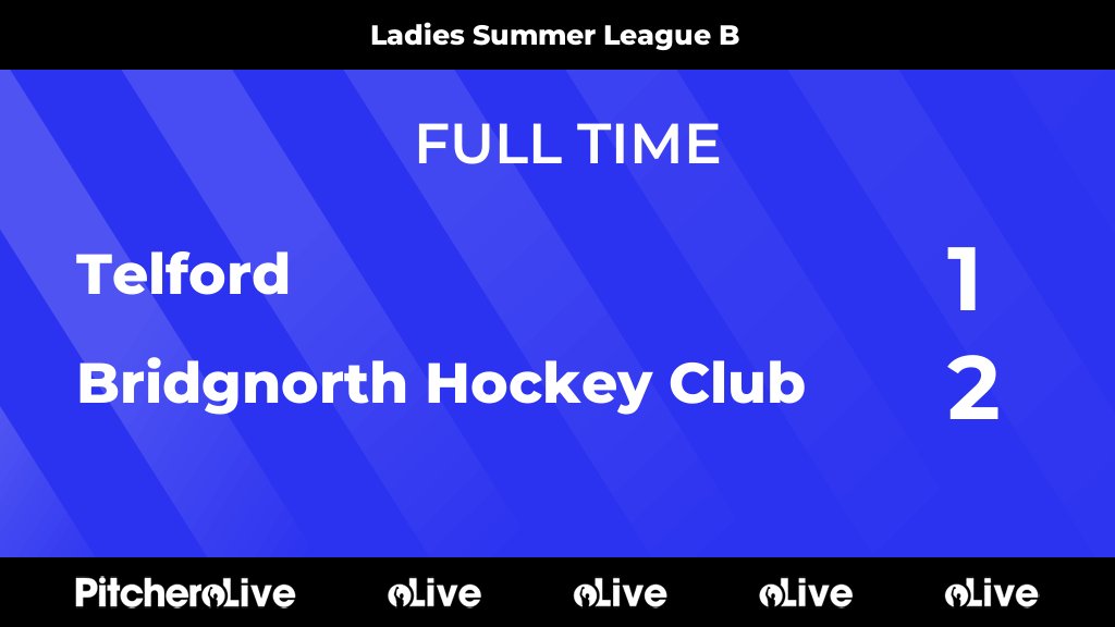 FULL TIME: Telford 1 - 2 Bridgnorth Hockey Club
#TELBRI #Pitchero
pitchero.com/clubs/bridgnor…