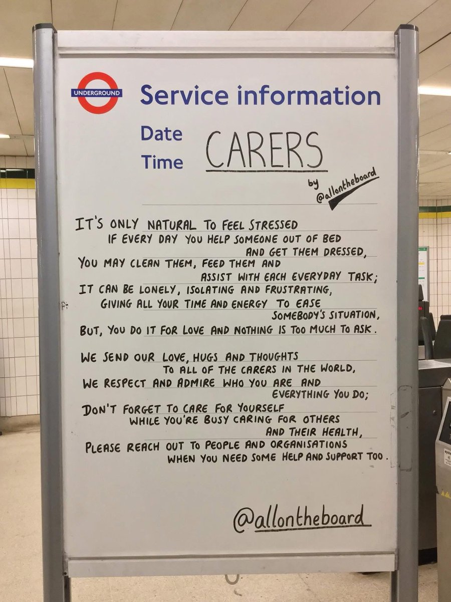 This week is Carers Week. Thank you to all of the carers in the UK and all over the world. 

#CarersWeek #CarersWeek2025 #Carers