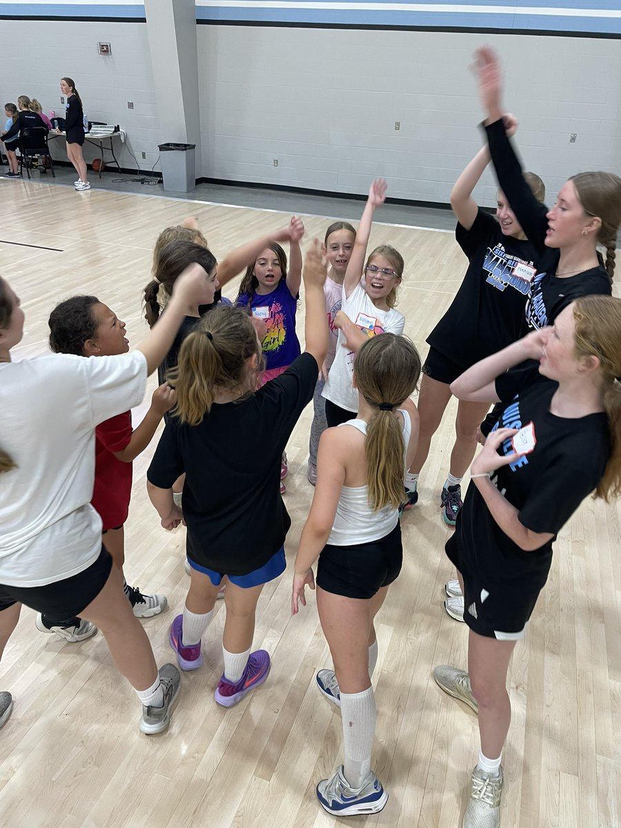 Having fun at basketball camp this week!