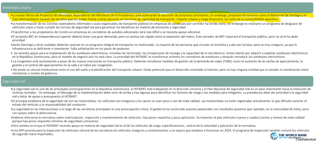 R_dominican29's tweet photo. @EuricSanti El proyecto del tren metropolitano ya tiene tiempo trabajandose desde las oficinas del WORLD BANK  y las clausulas te van a sorprender mientras tanto te adelanto este pequeñito detalle. https://t.co/4C3WTus258