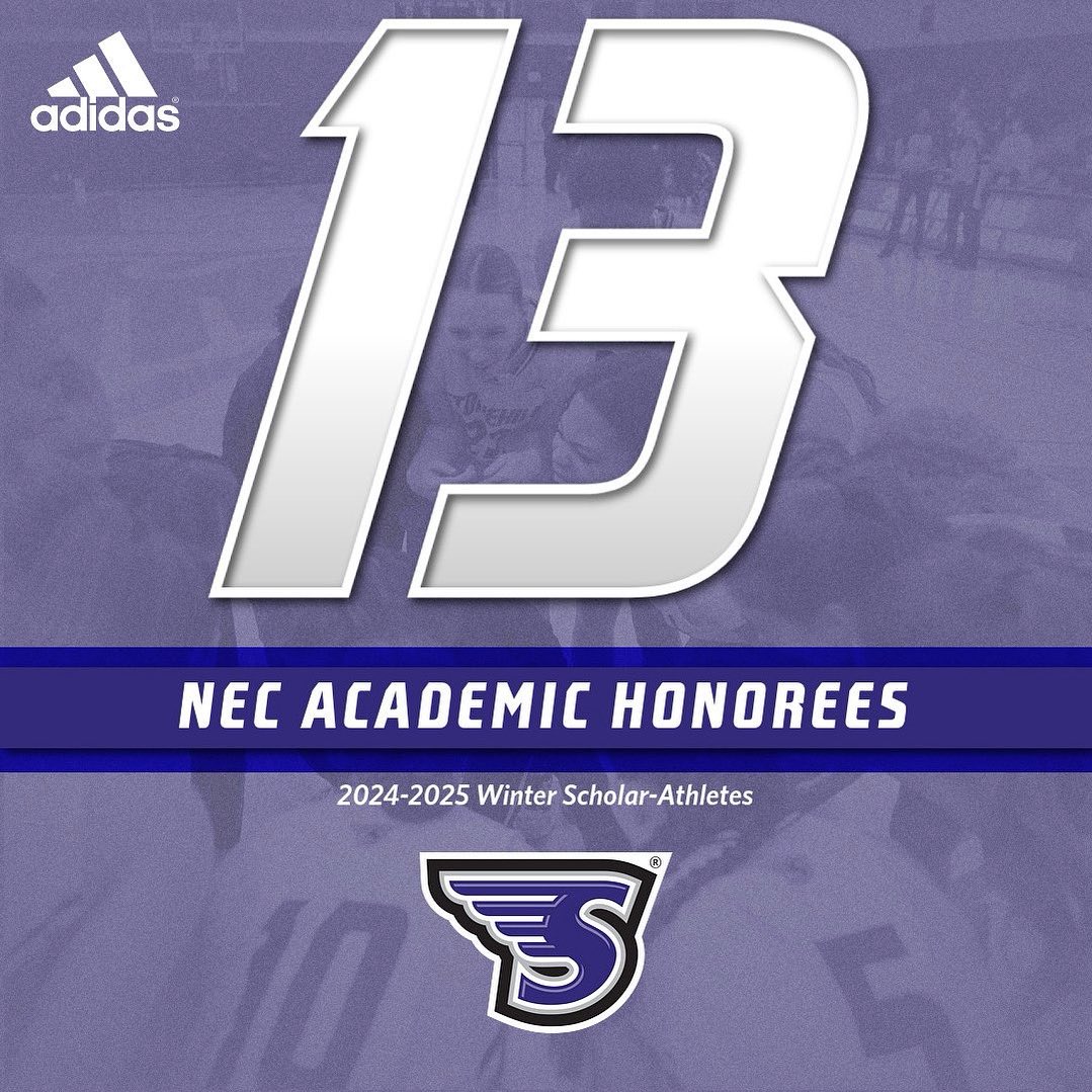 StonehillWBB's tweet image. Congratulations to our thirteen Winter 2024-2025 Scholar-Athletes recognized on the Academic Honor Roll and Commissioner’s Honor Roll 📚
Special shout-out to Paige Martin who had our highest gpa!!
To be recognized, student athletes must have a 3.2 gpa or above.