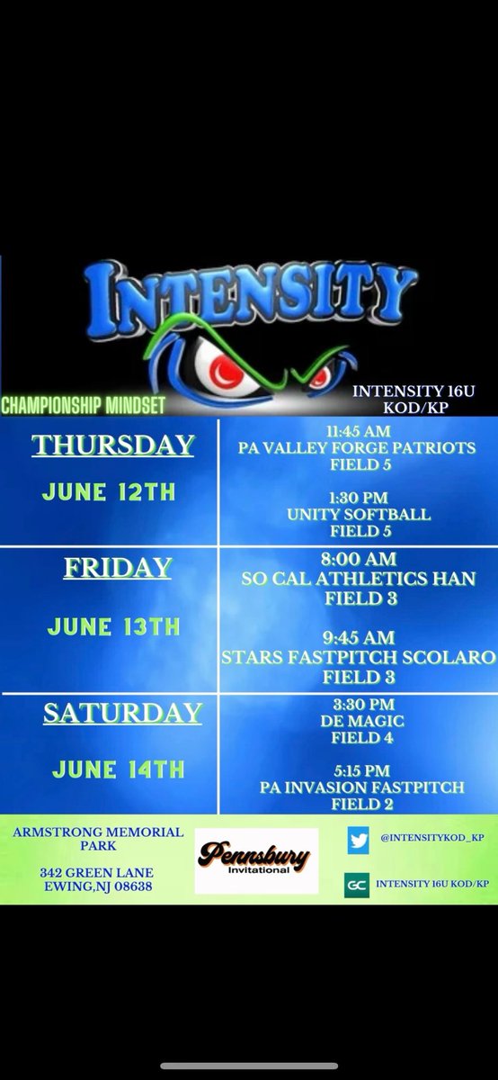 j_vignets2028's tweet photo. Beyond excited to start off this season at the Pennsbury Invitational!! I canβt wait for all thatβs to come this summer! ππ #dialitup #championshipmindset @intensitykod @IntensityKOD_KP https://t.co/oqlMY4TYJH