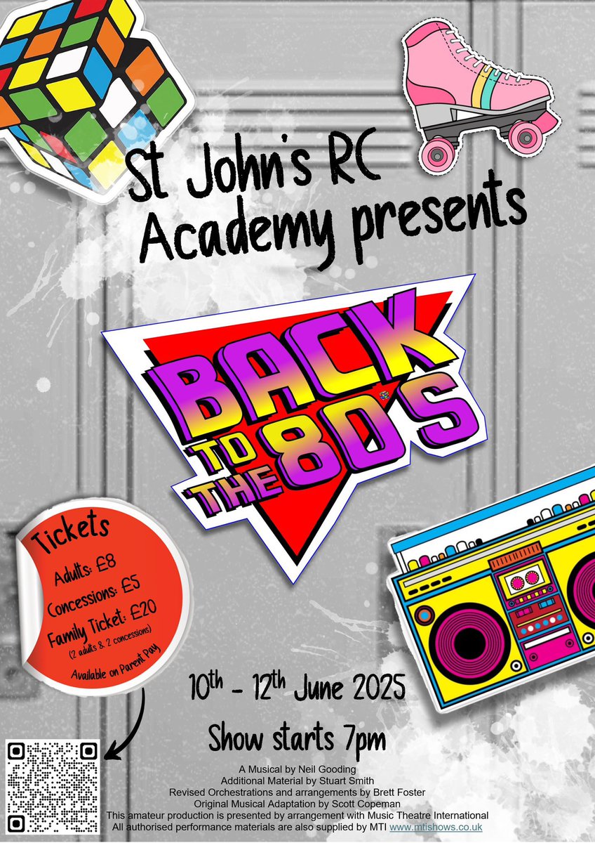 🎤🎤 School Show 🎤🎤

Tremendous opening evening of our Back to the 80’s school show. 2 more nights left, so Come on Eileen, grab yourself a ticket. You’ll be dancing on the ceiling! 🎶🎶

<a href="/st_johnsacademy/">St John's RC Academy</a> 

#comedygold #singalong