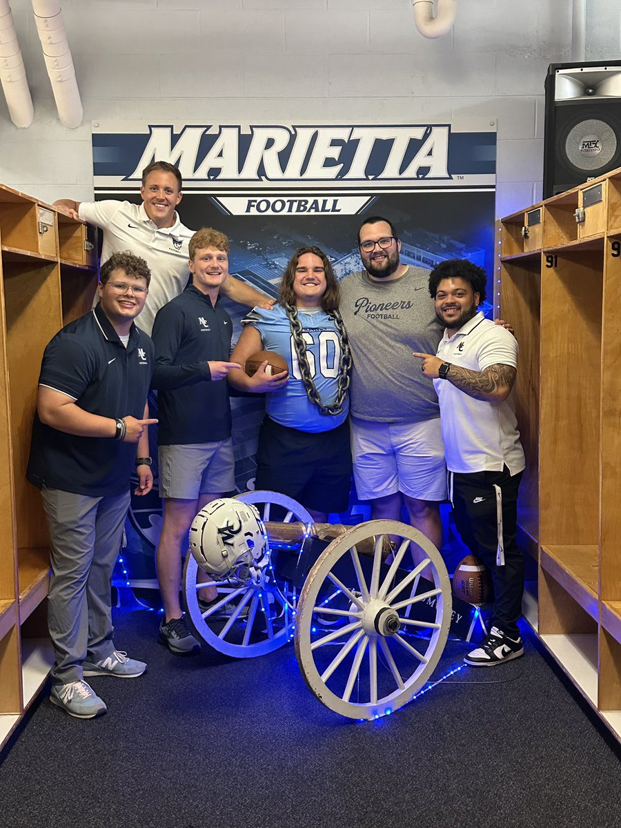 McEvanm76's tweet image. Had a great summer visit at Marietta College today! Got to see the facilities and such. Thank you to @CoachCFarris, @CoachTomKaufman, @CoachHughes22, @CoachLawrenceMC, @CoachHinkleMC, and @CoachAgnew_ for the hospitality and tour!