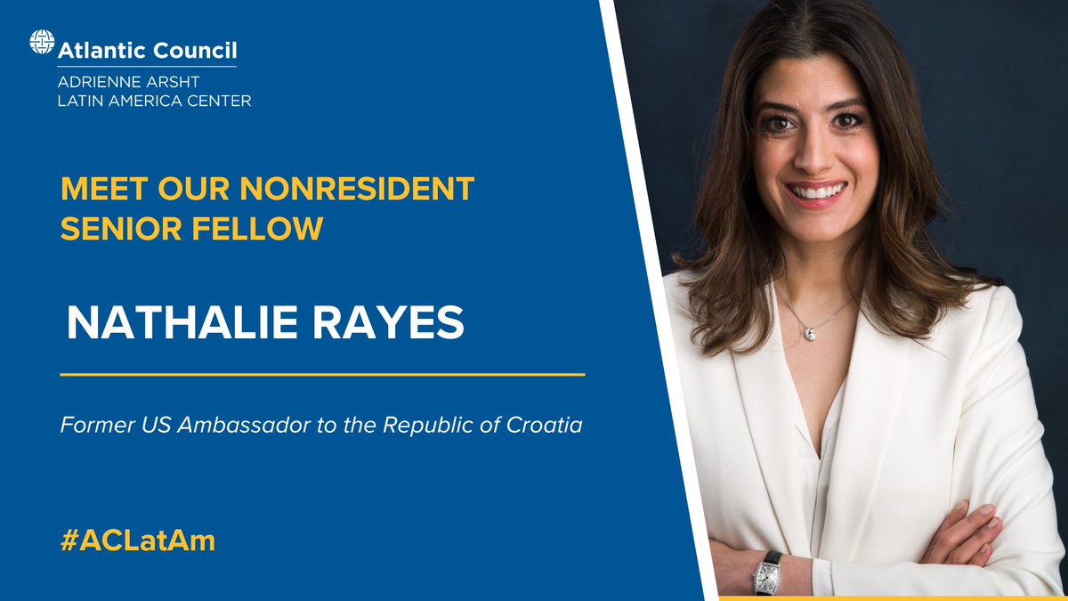 ACLatAm's tweet image. ➡️Nathalie Rayes will focus on Mexico policy at a time when the US–Mexico relationship has never been more critical. #ACMexico