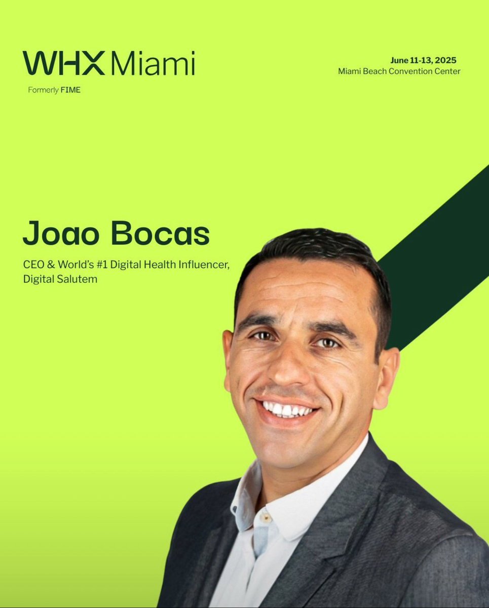 Are you in Miami ?

REGISTER to <a href="/whxmiami/">WHX Miami</a> 

See you tomorrow 

#WHXMiami2025 #DigitalHealth #Wearables