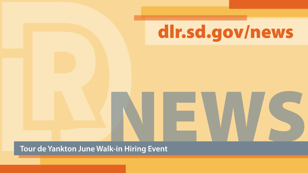 Yankton Job Service, in partnership with Yankton Thrive and Riverfront Broadcasting, will host a walk-in “Tour de Yankton” recruiting and hiring event on Tuesday, June 17, from 11 a.m. to 2 p.m. CDT at Yankton Job Service.

More info: bit.ly/45ok3kd
