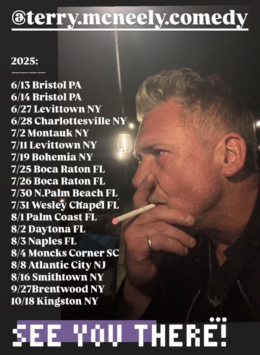 Comedy Schedule 🎙️
<a href="/Mac72Terry/">Terry McNeely Comedian</a>