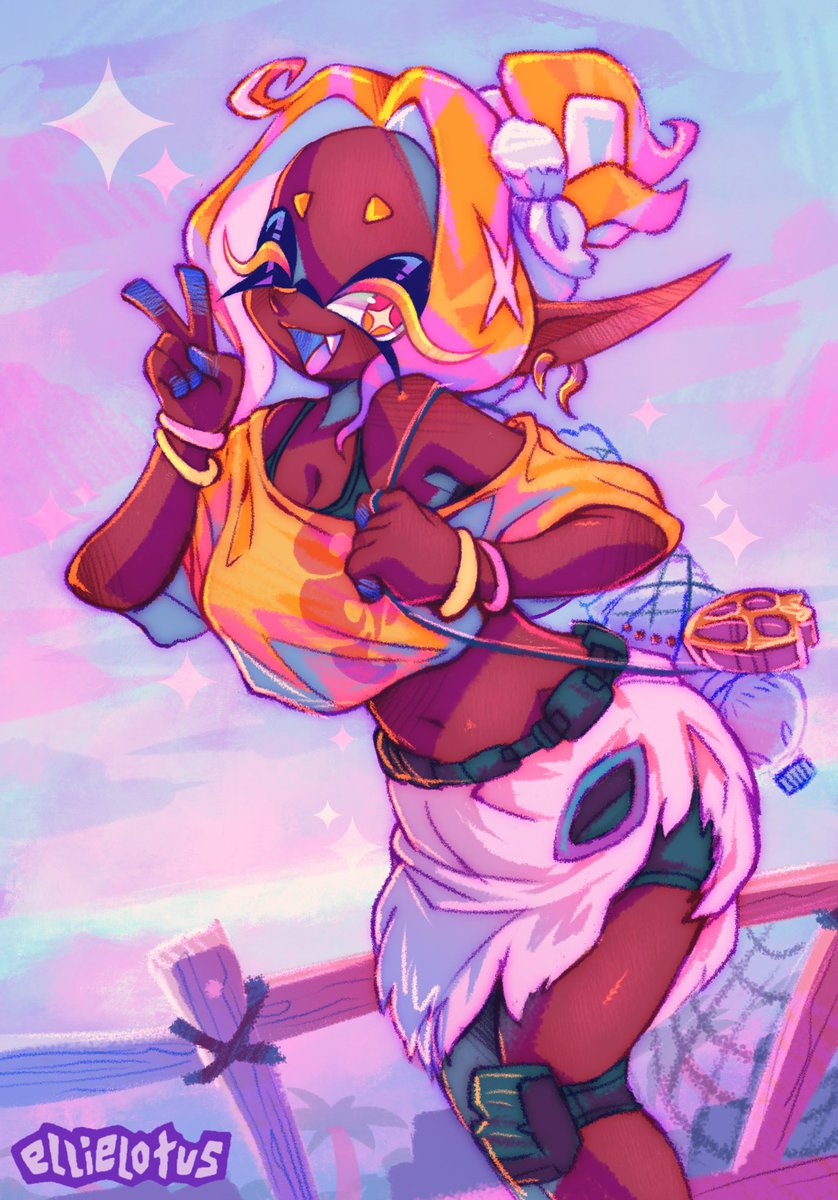 Raiders Frye! 💕✨

#splatoon #fanart