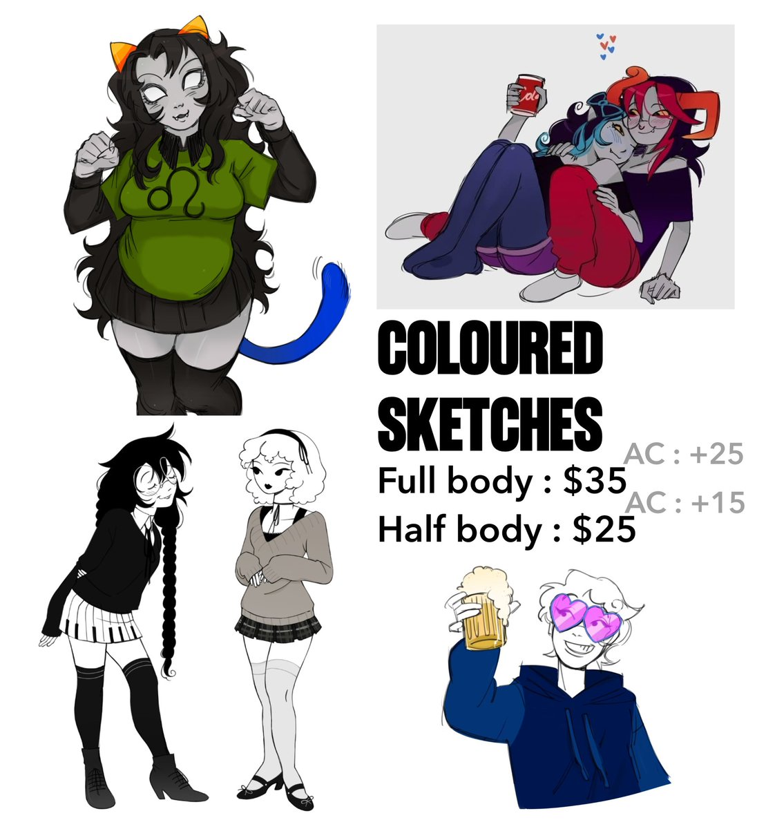 mistigri_0000's tweet image. Commission pin
I have 7 slots open at the moment… don’t refer to my strawpage’s commission info anymore
Feel free to dm me