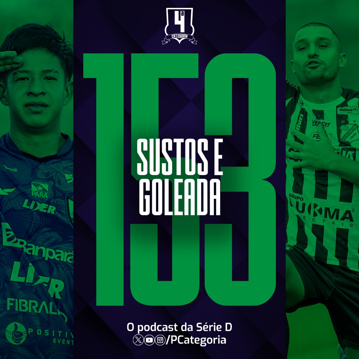 Podcast Quarta Categoria (@pcategoria) on Twitter photo A primeira derrota do Santa Cruz, empate do ainda invicto ASA em casa e a maior goleada da edição de 2025 até o momento!
Aquele resumo da oitava rodada da Série D tá no ar! linktr.ee/quartacategoria
Exibição também no canal <a href="/NossoFutebol__/">𝑵𝒐𝒔𝒔𝒐 𝑭𝒖𝒕𝒆𝒃𝒐𝒍</a>
, na Sky e ClaroTV, às 21h de quinta A primeira derrota do Santa Cruz, empate do ainda invicto ASA em casa e a maior goleada da edição de 2025 até o momento!
Aquele resumo da oitava rodada da Série D tá no ar! linktr.ee/quartacategoria
Exibição também no canal <a href="/NossoFutebol__/">𝑵𝒐𝒔𝒔𝒐 𝑭𝒖𝒕𝒆𝒃𝒐𝒍</a>
, na Sky e ClaroTV, às 21h de quinta
