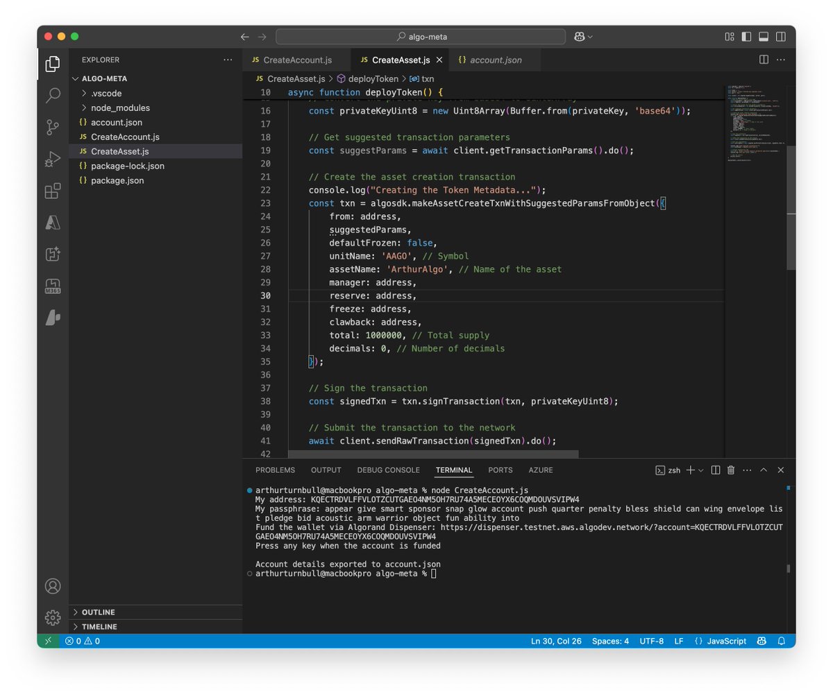 A quick cram-to-understand session on coin creation for the <a href="/Algorand/">Algorand Technologies</a> challenge as part of my <a href="/boltdotnew/">bolt.new</a> #bolthackathon submission.