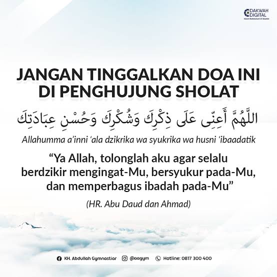 untitled246's tweet image. Agar istiqomah dalam ibadah, tidak merasa malas atau hambar. 
Baca doa ini sebelum salam.