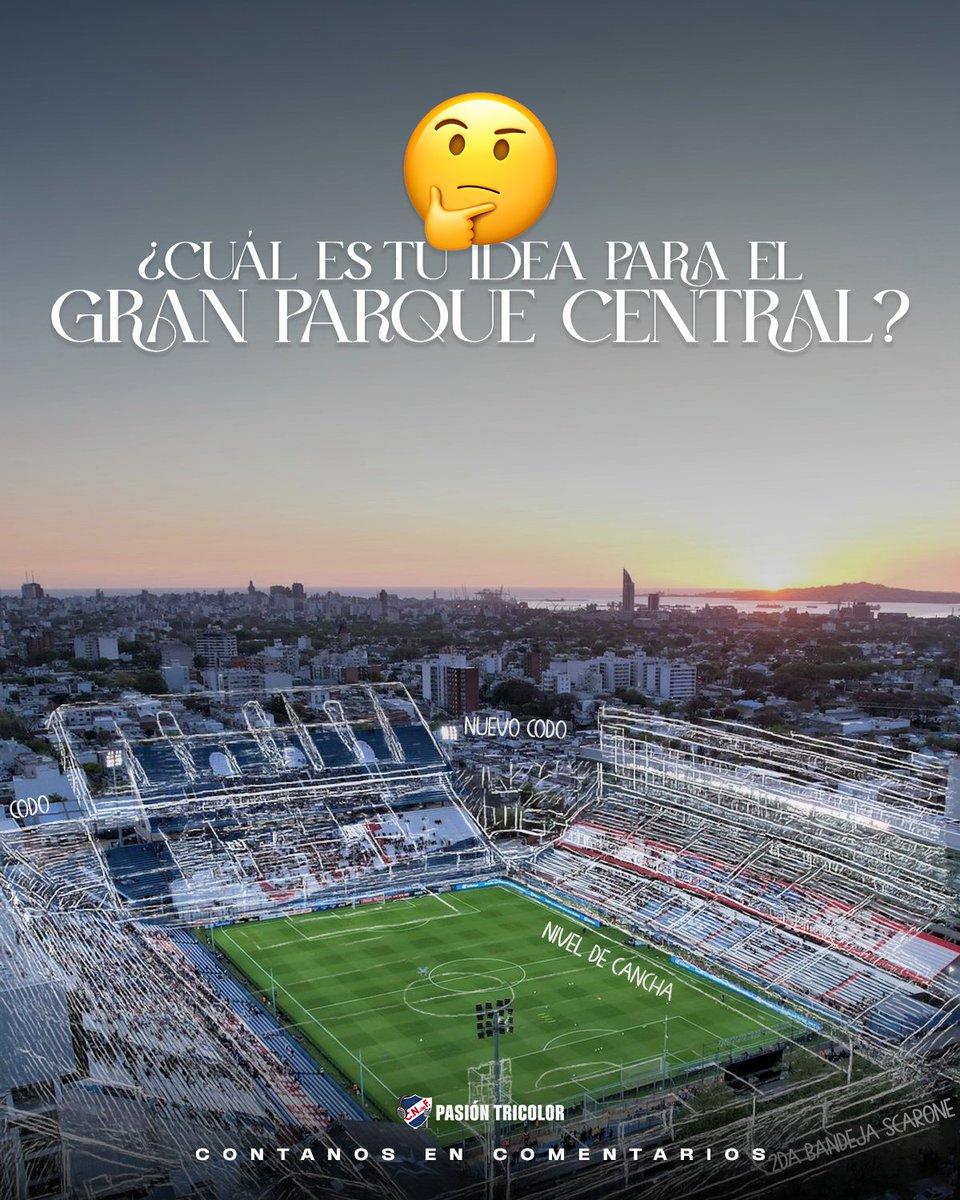 PROYECTOS PARA EL PARQUE

Hoy se presentaron los estudios con 3 proyectos para terminar el Gran Parque Central. NACIONAL se tomará de 1 a 2 meses para analizarlos y definir cual es el mejor.

 AL AIRE 📻 🔵⚪️🔴
  #LaRadioDelHincha #OídosSanos pasiontricolor.com.uy