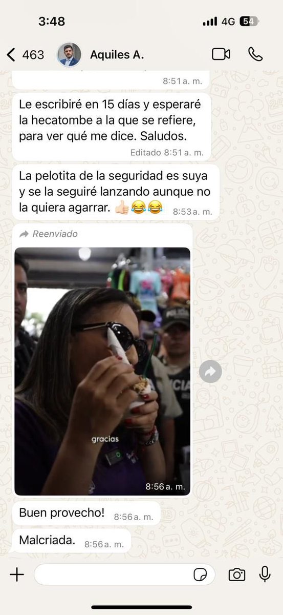 Zaida Rovira (@zaidarovira) on Twitter photo No <a href="/aquilesalvarez/">Aquiles Alvarez Henriques</a> intimidaciones al más puro estilo de vacunadores, no voy a tolerar, cumple con tu trabajo. #Guayaquil se te salió de las manos, asúmelo con responsabilidad y no con amenazas No <a href="/aquilesalvarez/">Aquiles Alvarez Henriques</a> intimidaciones al más puro estilo de vacunadores, no voy a tolerar, cumple con tu trabajo. #Guayaquil se te salió de las manos, asúmelo con responsabilidad y no con amenazas