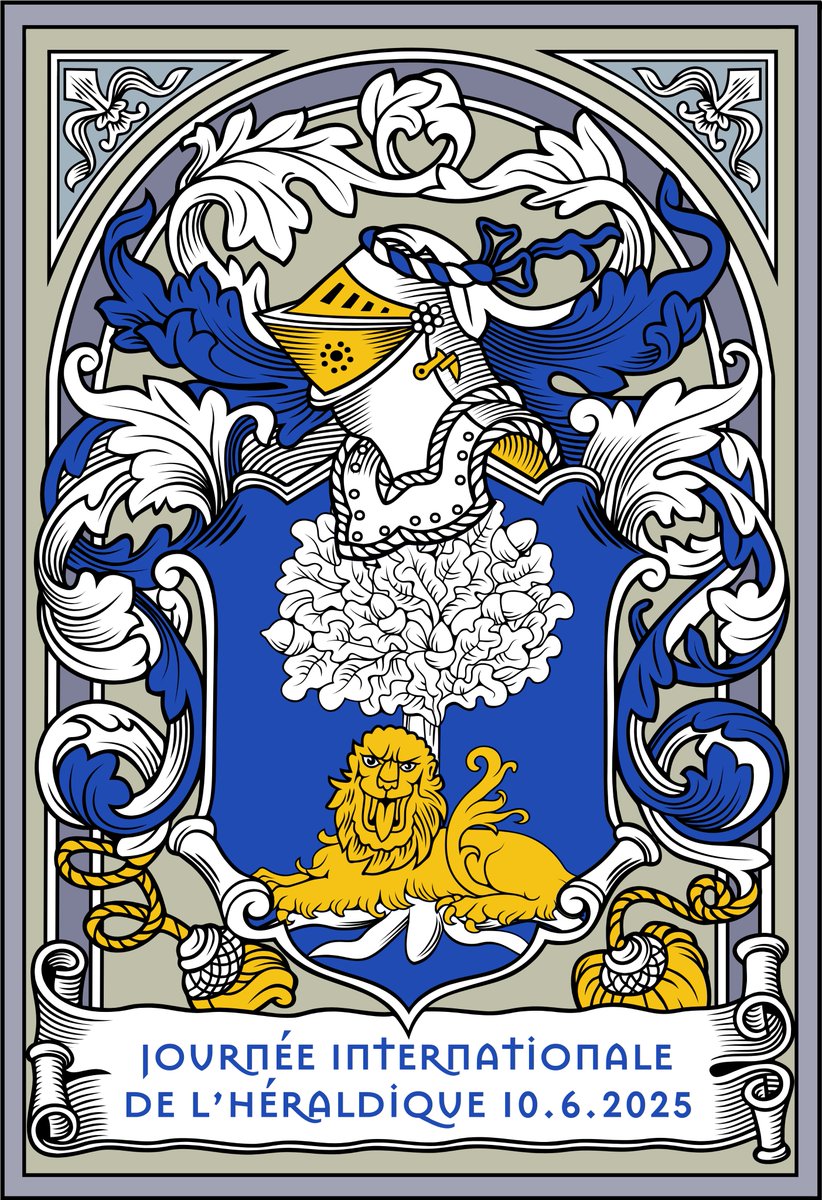 PHeraldique's tweet image. Comme  tous les 10 juin, c&apos;est aujourd&apos;hui la Journée Internationale de  l&apos;Héraldique. Bonne fête à tous les amateurs d&apos;héraldique!