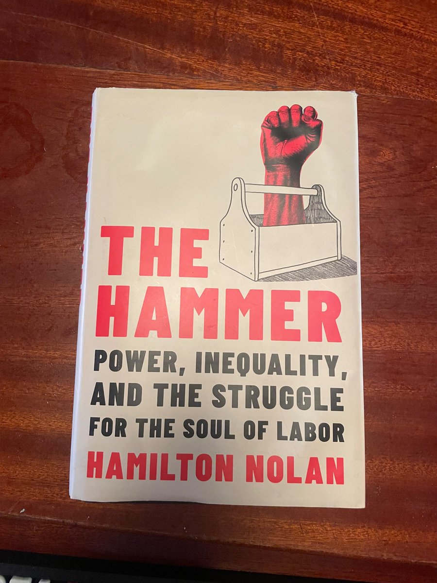 Andy Cush (@cushac) on Twitter photo my friend <a href="/hamiltonnolan/">Hamilton Nolan</a> may be a scoundrel and a layabout with many regrettable qualities but his book about the power of organized labor is beautiful, inspiring, dare I say even a gravely necessary rejoinder to the manifold ills of our era. I got teary at the end! my friend <a href="/hamiltonnolan/">Hamilton Nolan</a> may be a scoundrel and a layabout with many regrettable qualities but his book about the power of organized labor is beautiful, inspiring, dare I say even a gravely necessary rejoinder to the manifold ills of our era. I got teary at the end!