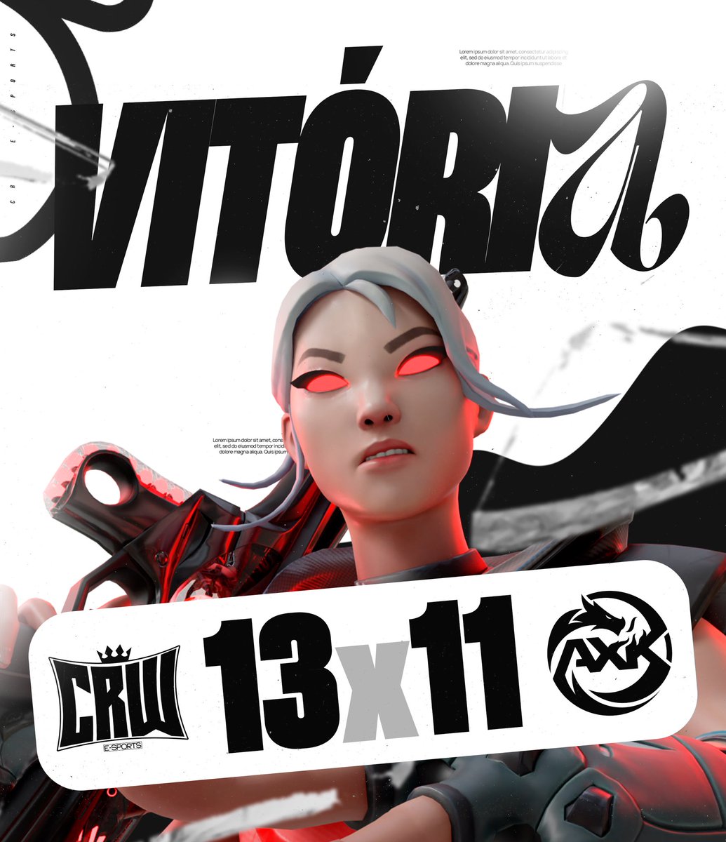 VITÓRIA É NOSSA! 👑

A <a href="/crwesportsgg/">CRW E-Sports</a> garantiu mais uma vitória na Copa Bagual - Terceira rodada do Qualify!
Com sangue nos olhos e mira afiada, vencemos a <a href="/axkrum_gg/">AXKRUM</a> por 13x11 🏆

Rumo ao topo — isso aqui é só o começo. 🔥