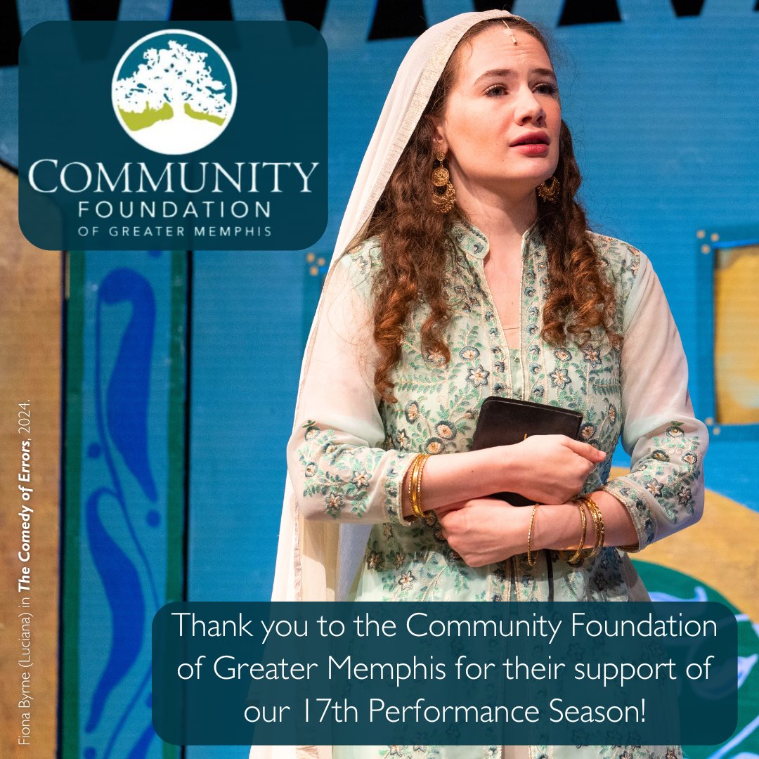 Tennessee Shakespeare Company (@tnshakespeare) on Twitter photo Thank you to <a href="/CFGMemphis/">Community Foundation</a> for their support of our 17th Performance Season as one of our Season Community Sponsors!
Their support has helped us perform for, teach, and train nearly 18,000 children and adults this year! Thank you to <a href="/CFGMemphis/">Community Foundation</a> for their support of our 17th Performance Season as one of our Season Community Sponsors!
Their support has helped us perform for, teach, and train nearly 18,000 children and adults this year!